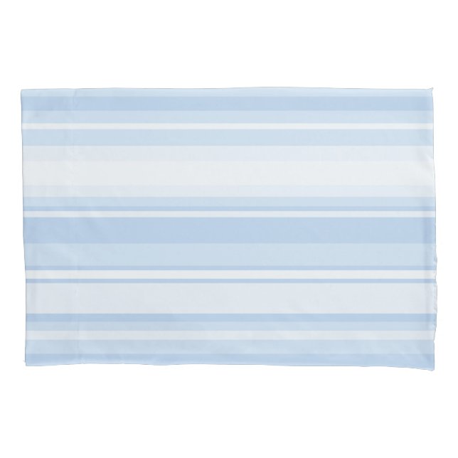 Blaue Streifen Kissenbezug (Vorderseite)