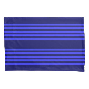Blaue Streifen Kissenbezug