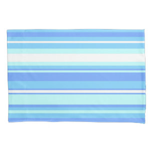 Blaue Streifen Kissenbezug