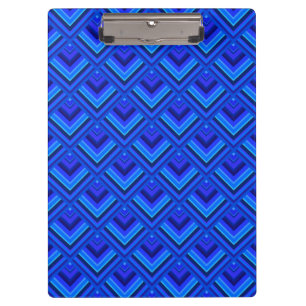 Blaue Streifen Klemmbrett
