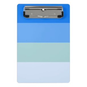 Blaue Streifen Mini Klemmbrett