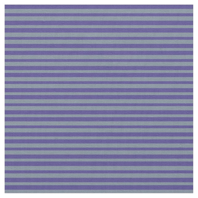 Blaue Streifen mit hellgrauem und dunklem Schiefer Stoff (Nahaufnahme)