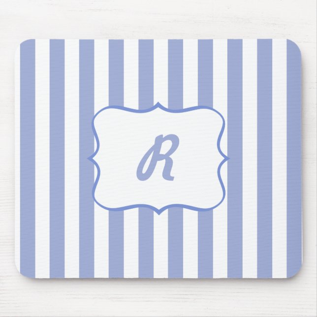 Blaue Streifen Mousepad (Vorne)