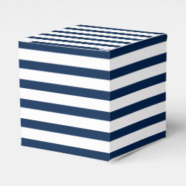 Blaue Streifen Muster Geschenk Geschenkschachtel