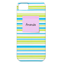 Blaue Streifen Muster Rosa klebrige Note title_seo2