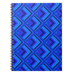 Blaue Streifen Notizblock