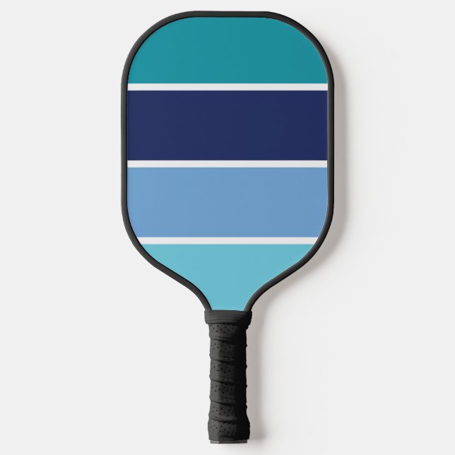 Blaue Streifen Pickleball Schläger (Vorderseite)