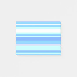 Blaue Streifen Post-it Klebezettel