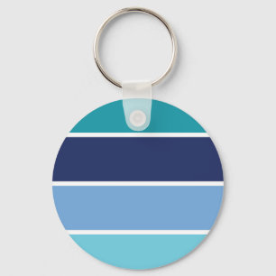 Blaue Streifen Schlüsselanhänger
