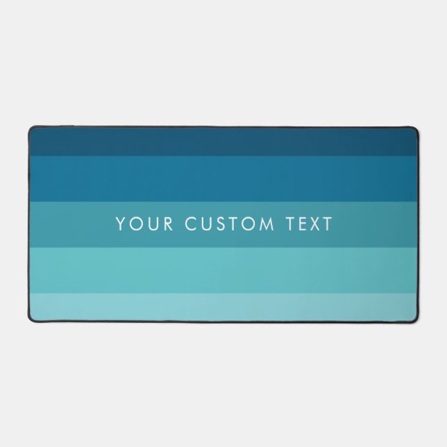 Blaue Streifen Schreibtischunterlage (Vorderseite)