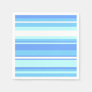 Blaue Streifen Serviette