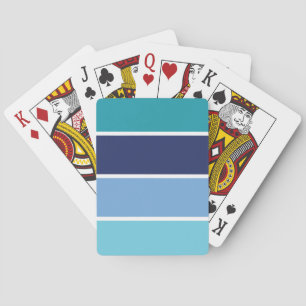 Blaue Streifen Spielkarten
