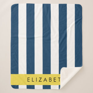 Blaue Streifen, Streifen, Ihr Name Sherpadecke