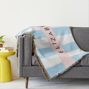 Blaue Streifen, Streifen, Linien, Ihr Name Decke