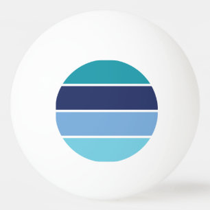 Blaue Streifen Tischtennisball