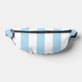 Blaue Streifen, weiße Streifen, gestreiftes Muster Bauchtasche