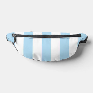 Blaue Streifen, weiße Streifen, gestreiftes Muster Bauchtasche