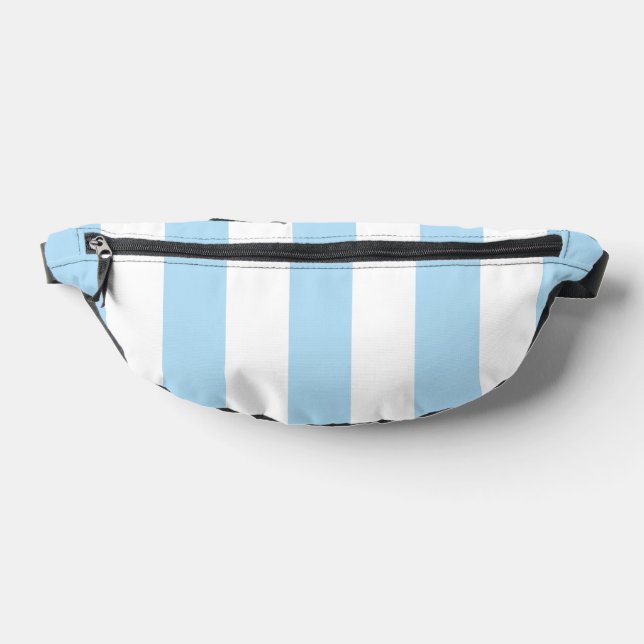 Blaue Streifen, weiße Streifen, gestreiftes Muster Bauchtasche (Ablage )