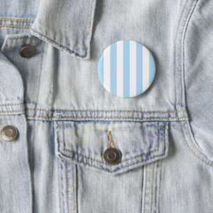 Blaue Streifen, weiße Streifen, gestreiftes Muster Button