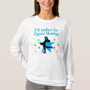 BLAUE SUPER STAR FIGURE SKATER T-Shirt