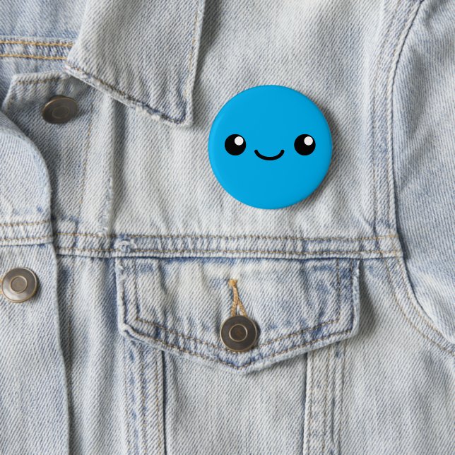 Blaue Süsse Button (Beispiel)