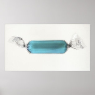Blaue Süßigkeit Poster