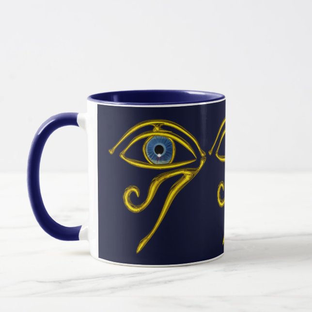 BLAUE TALISMAN / GOLD HORUS AUGE TASSE (Links)