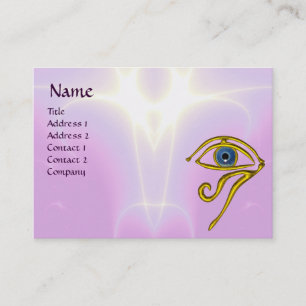 BLAUE TALISMAN, lila violett, weiß Visitenkarte