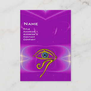 BLAUE TALISMAN, lila violett, weiß Visitenkarte