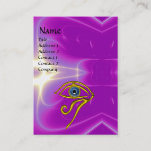 BLAUE TALISMAN, lila violett, weiß Visitenkarte