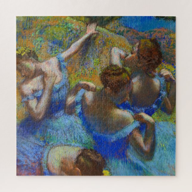 Blaue Tänzer von Edgar Degas (Vertikal)