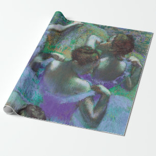 Blaue Tänzerinnen von Edgar Degas, Vintage-Impress Geschenkpapier