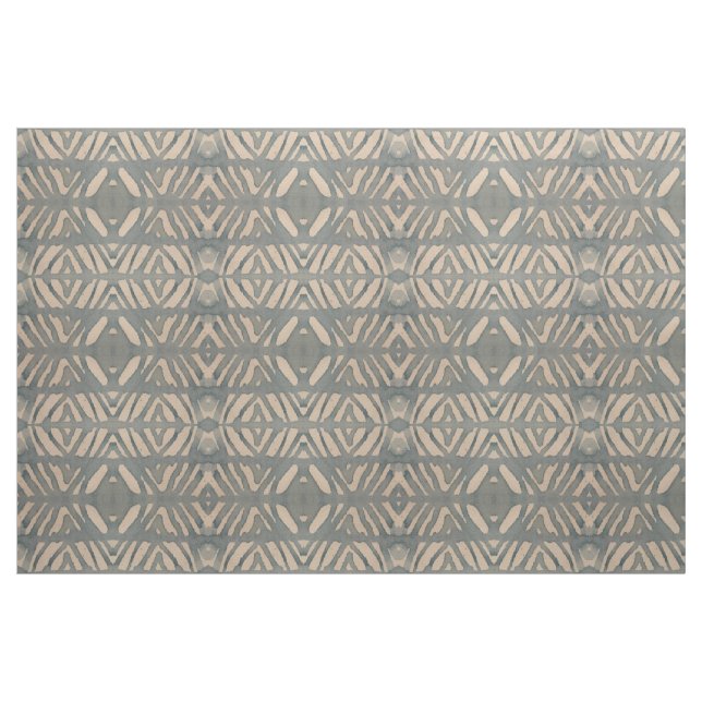 Blaue Tapa II Stoff (Fat Quarter (45,7 x 55,9 cm))