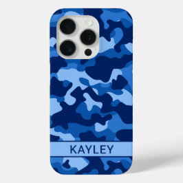 Blaue Tarnung Personalisiert Case-Mate iPhone Hülle