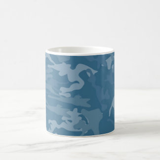 Blaue Tarnung SCHALE Kaffeetasse
