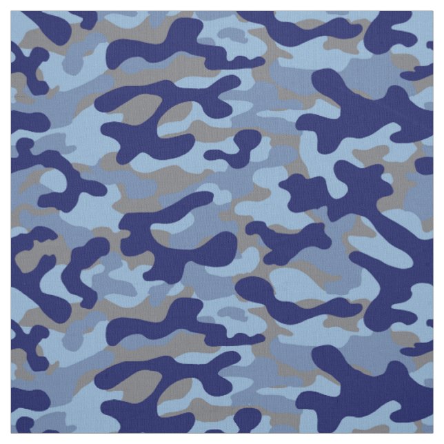 Blaue Tarnung  Stoff (Muster)
