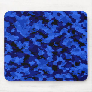 Blaue Tarnungs-Mausunterlage Mousepad