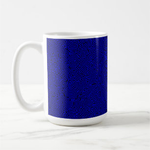 Blaue Tasse der Whorls-15oz