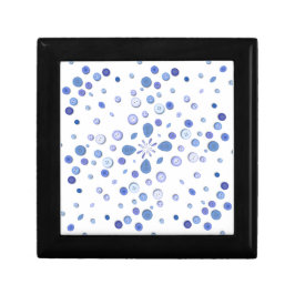 Blaue Tasten Geschenkbox