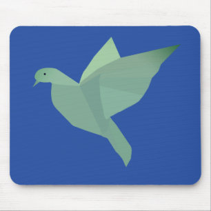 Blaue Taube Vogel Mauspad