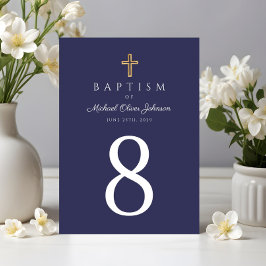 Blaue Taufe für die Seeräuber Tischnummer