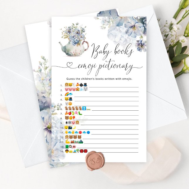 Blaue Teekanne Kinder buchen Emoji-Picknickspiel (Von Creator hochgeladen)