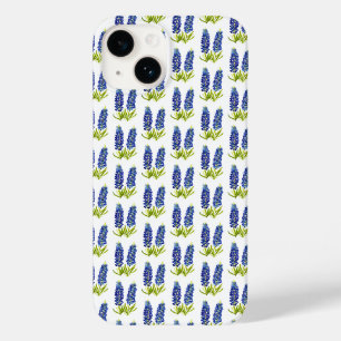 Blaue Texas-Blumen Aquarell Case-Mate iPhone 14 Hülle