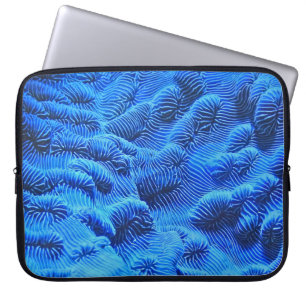Blaue Textilien Laptopschutzhülle