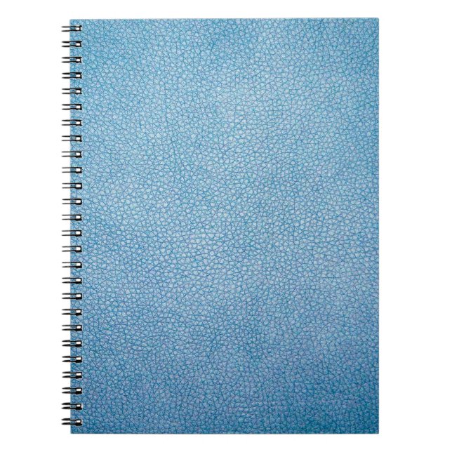 Blaue Textilien Notizblock (Vorderseite)