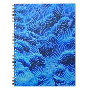 Blaue Textilien Notizblock