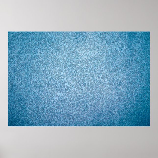 Blaue Textilien Poster (Vorne)