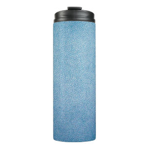Blaue Textilien Thermosbecher