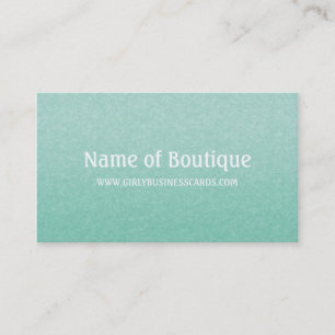 Blaue Texturierte Boutique-Design Visitenkarte