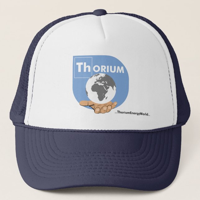 Blaue Thorium-Kappe Truckerkappe (Vorderseite)
